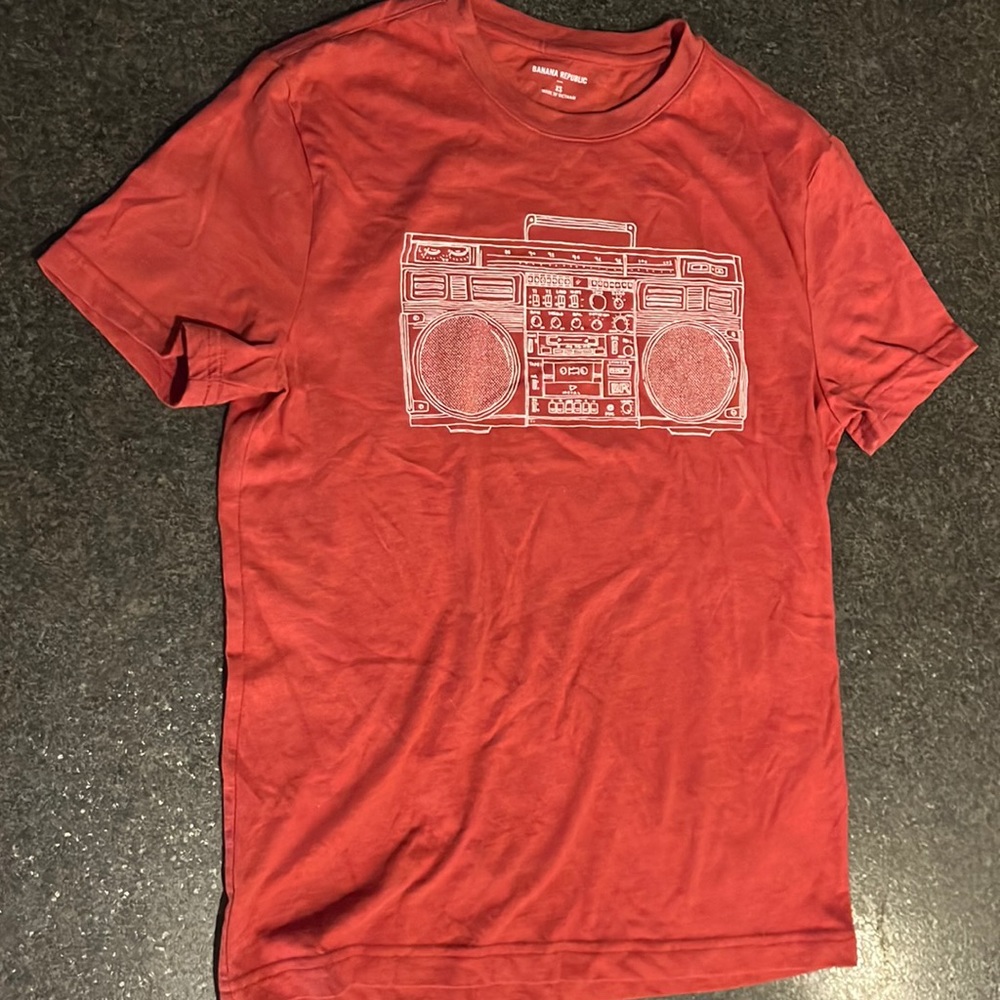 Banana republic stereo radio tee tshirt size xs